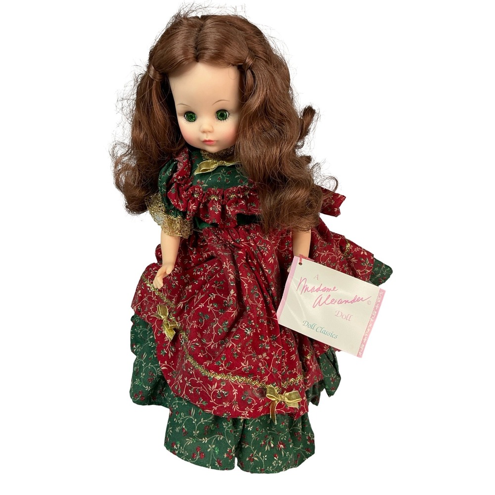 Madame Alexander Country Christmas Doll 14 Inch 1992 Doll Classics Green Eyes
